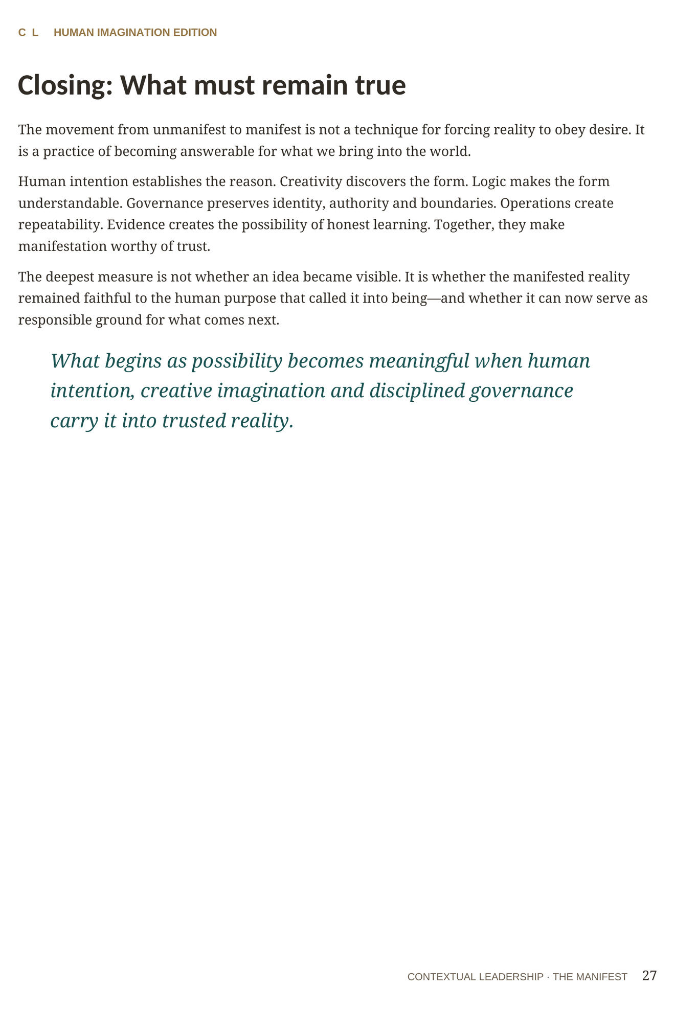 The Manifest, page 25 of 26