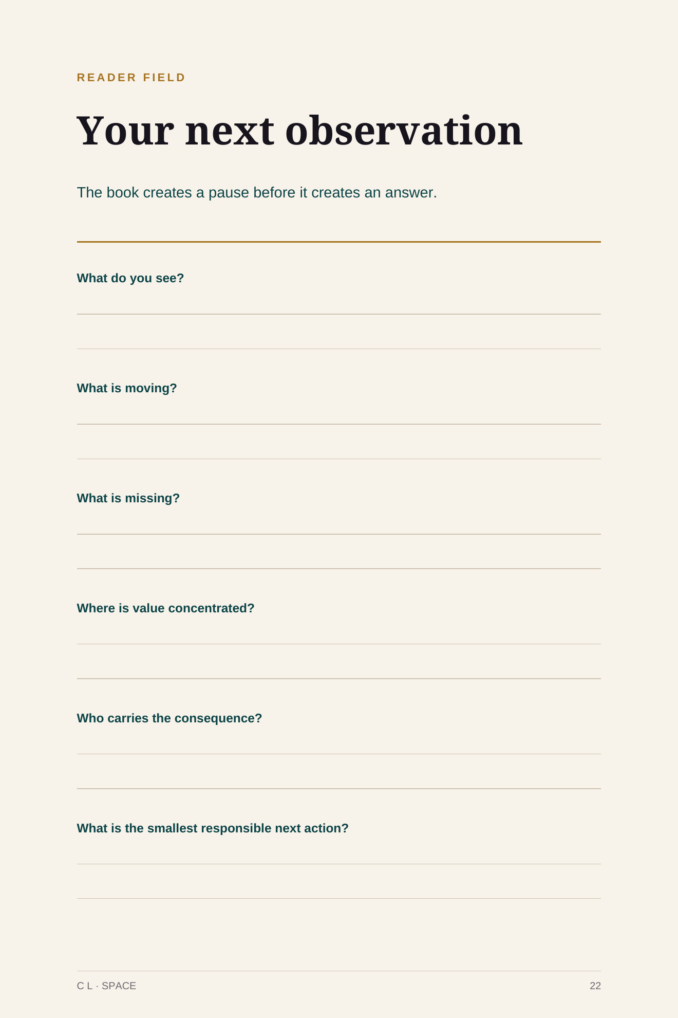 C L: The Living Context, page 25 of 118