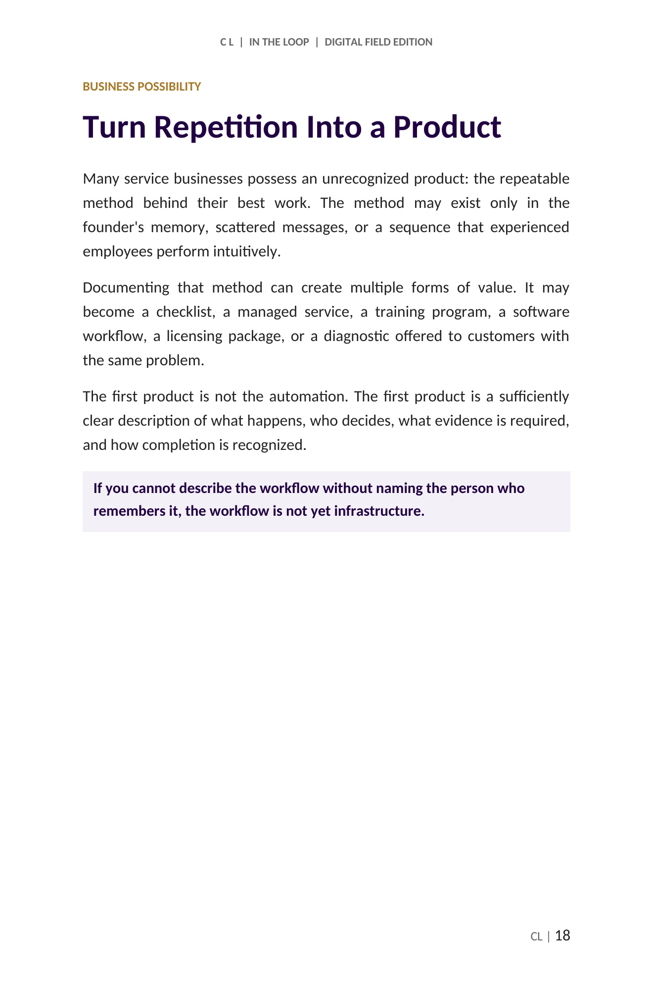 C L: The Living Context, page 45 of 118
