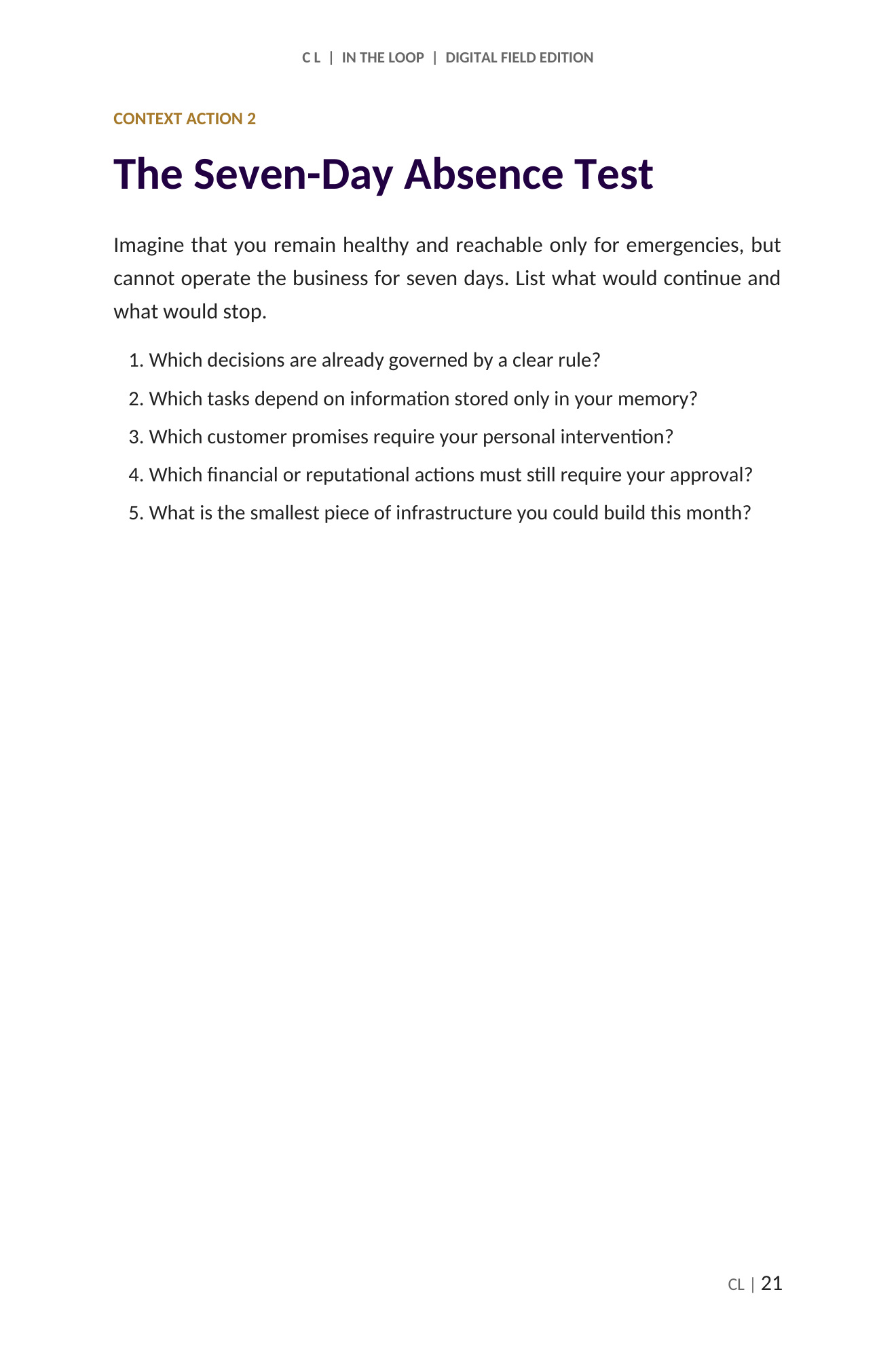 C L: The Living Context, page 48 of 118