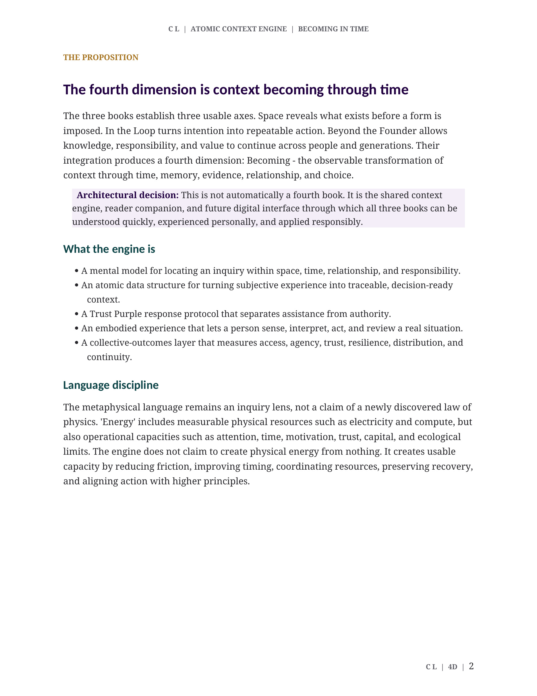 C L: The Living Context, page 64 of 118