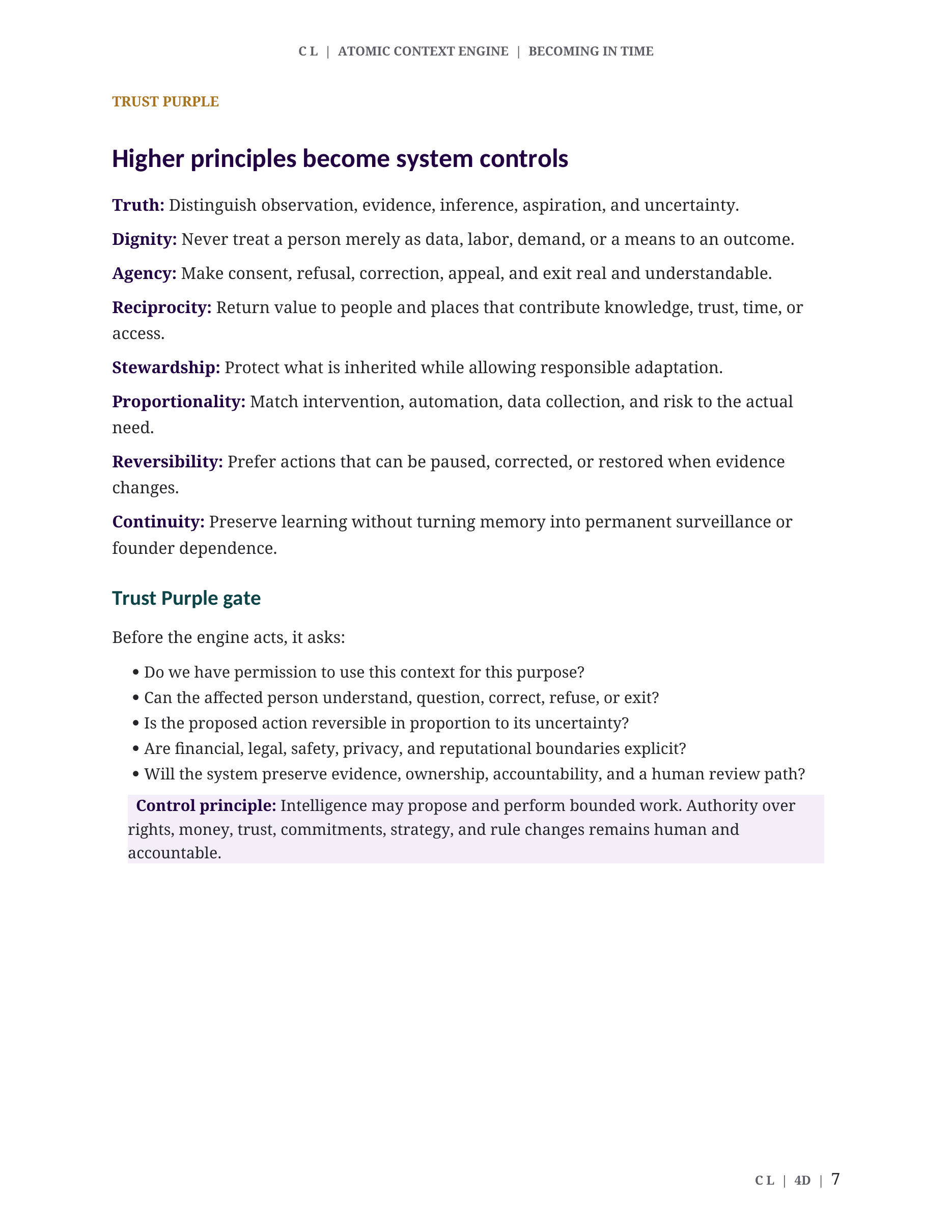 C L: The Living Context, page 69 of 118