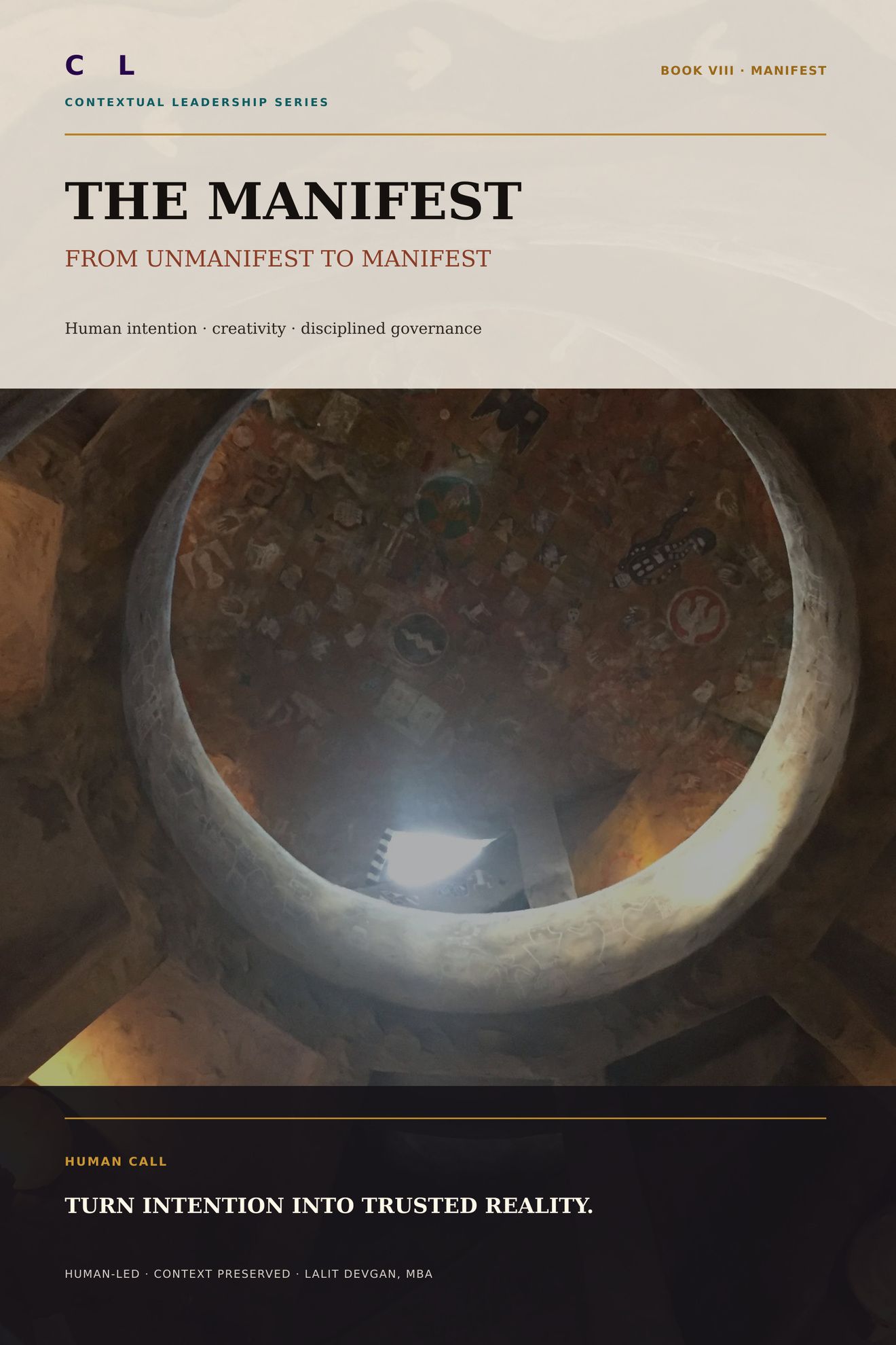 C L: The Living Context, Book VIII · The Manifest · Front cover