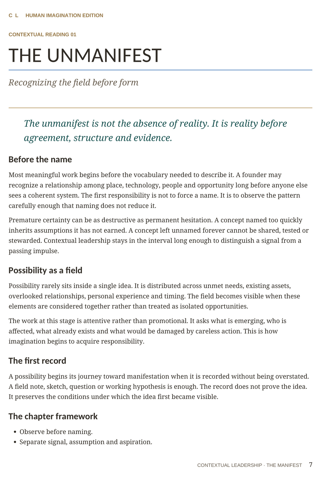 C L: The Living Context, combined edition page 139 of 160