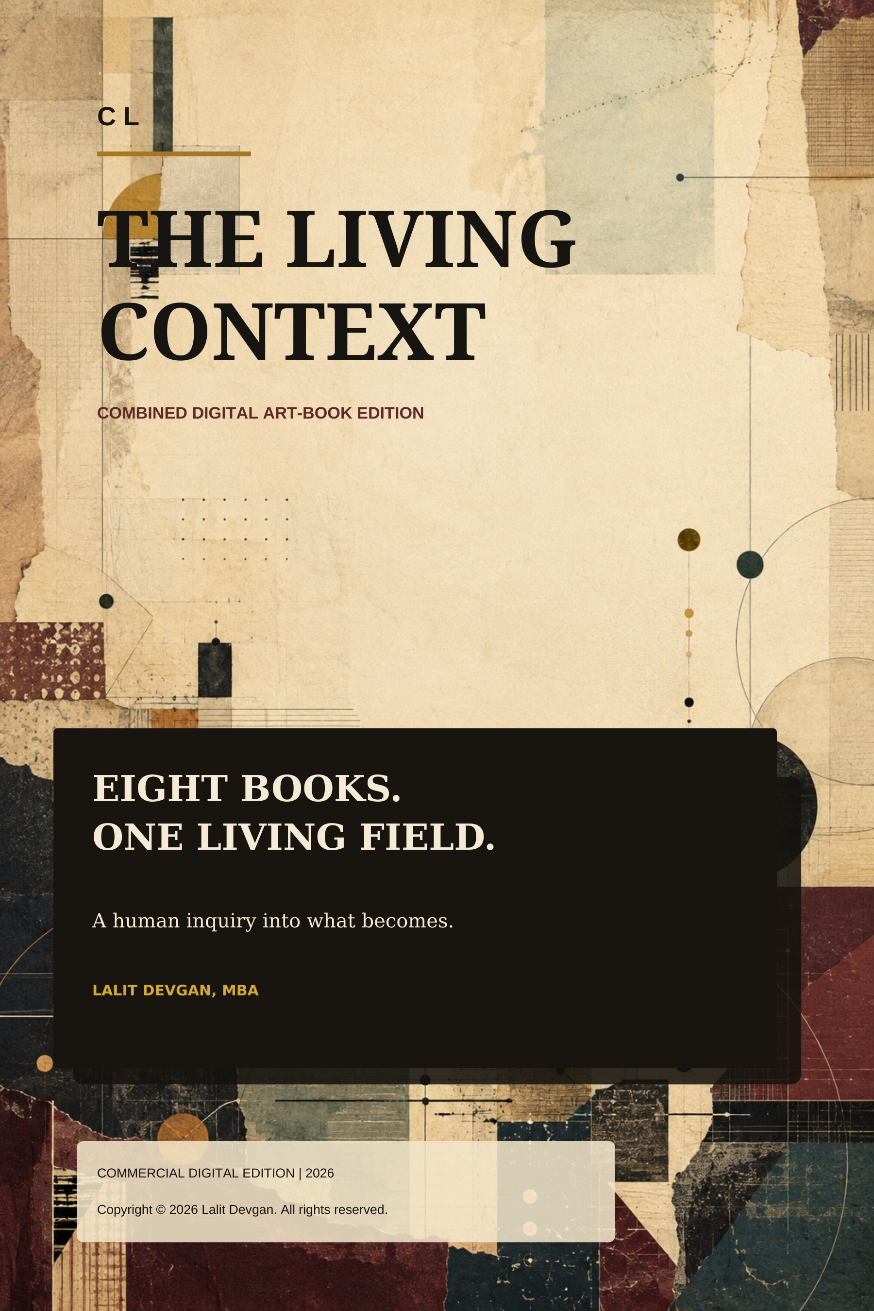 Complete front cover of Contextual Leadership, The Living Context