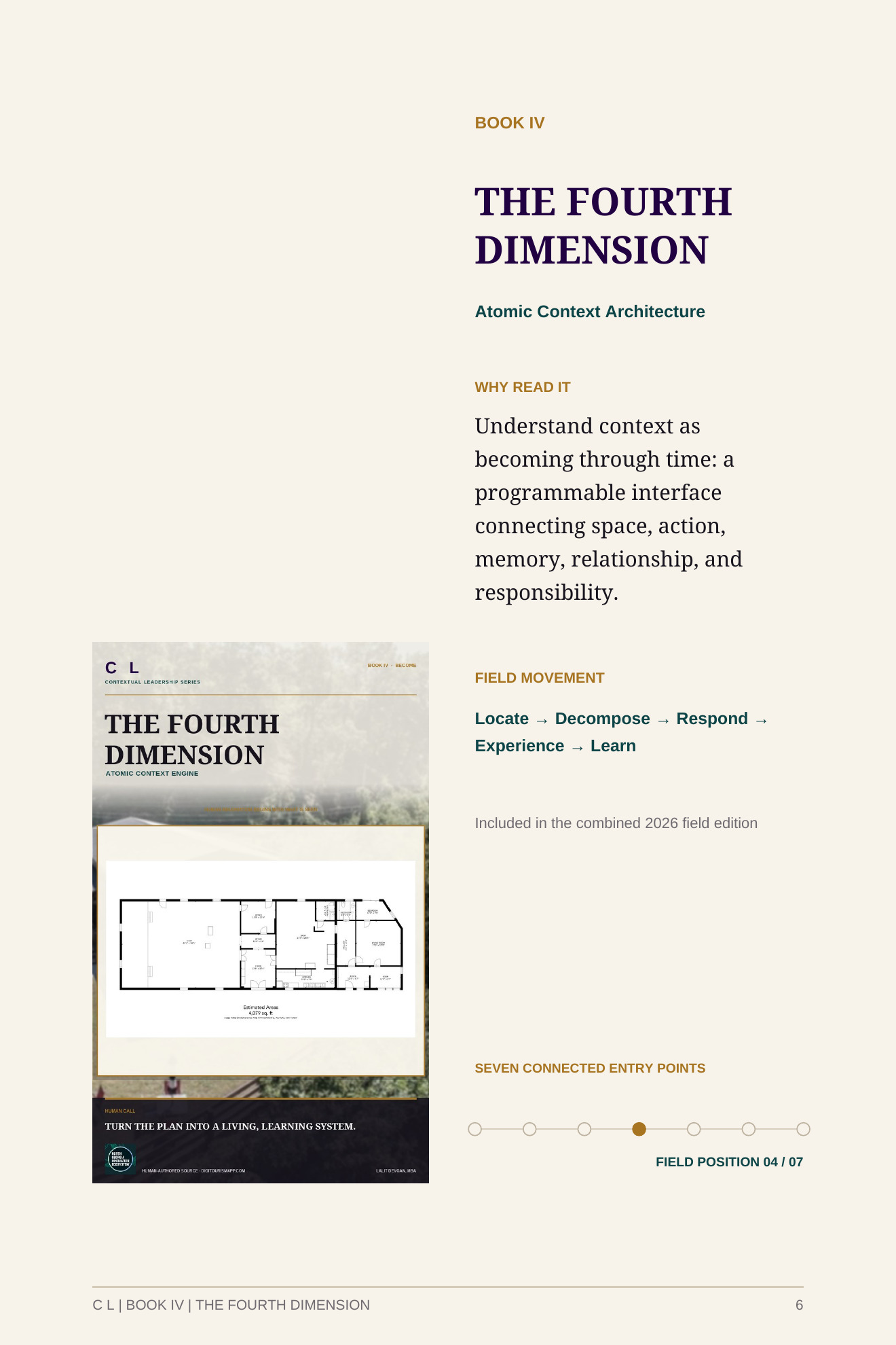 C L founding reader guide page 6 of 11: Book IV: The Fourth Dimension