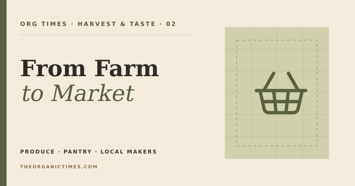 ORG Times editorial card for Farm Stores and Mountain Flavors: A Local Food Journey Around Ellijay