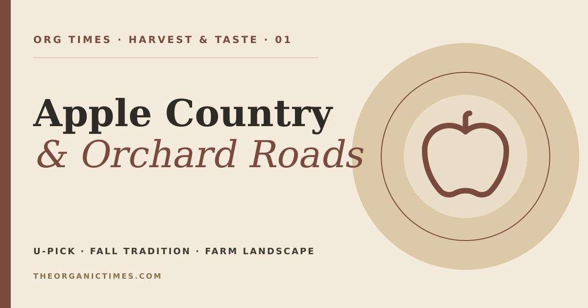 ORG Times editorial card for Ellijay, Georgia: Meet the Apple Capital Through Its Orchards
