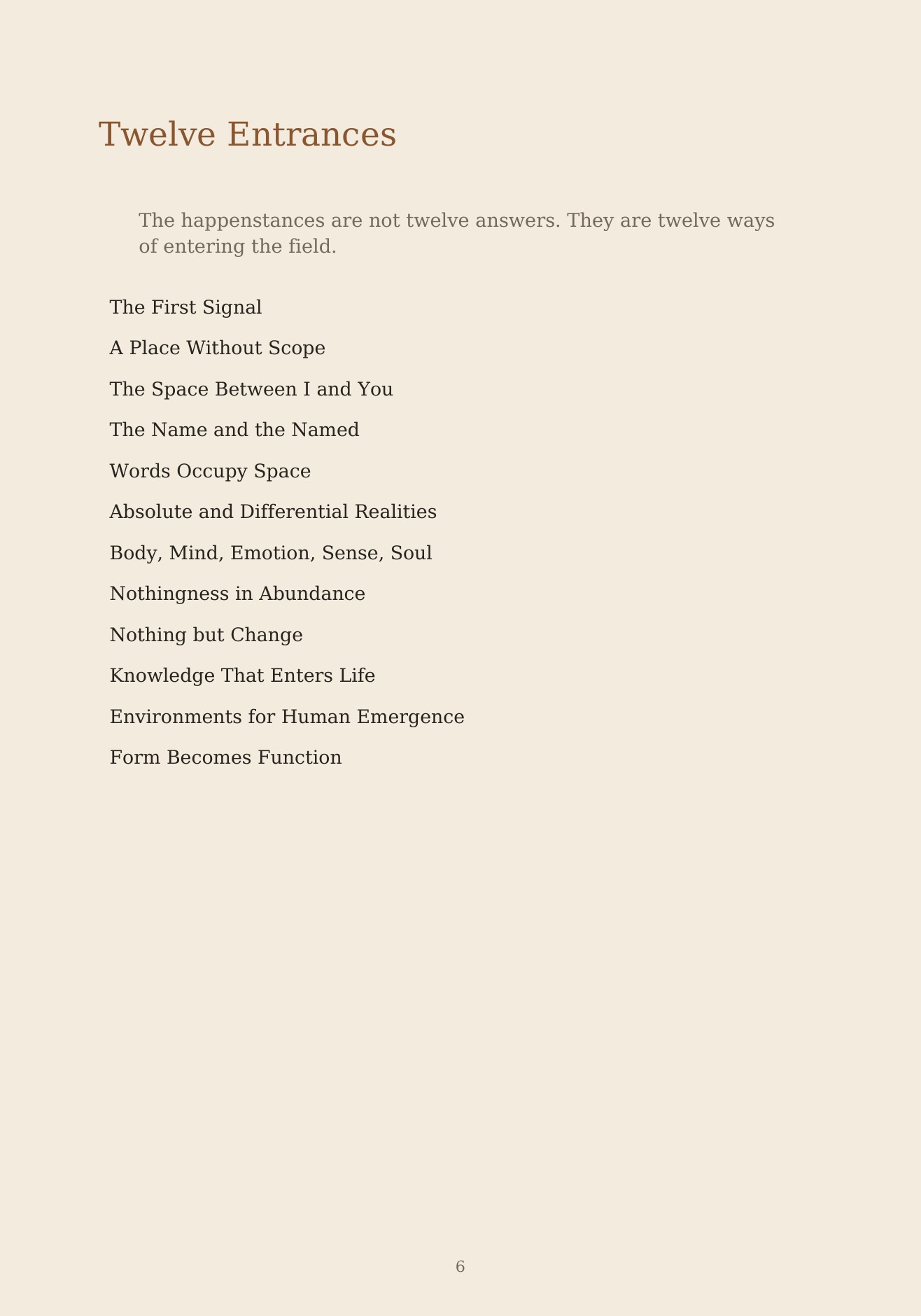 The Unformed Spaces, page 6 of 148