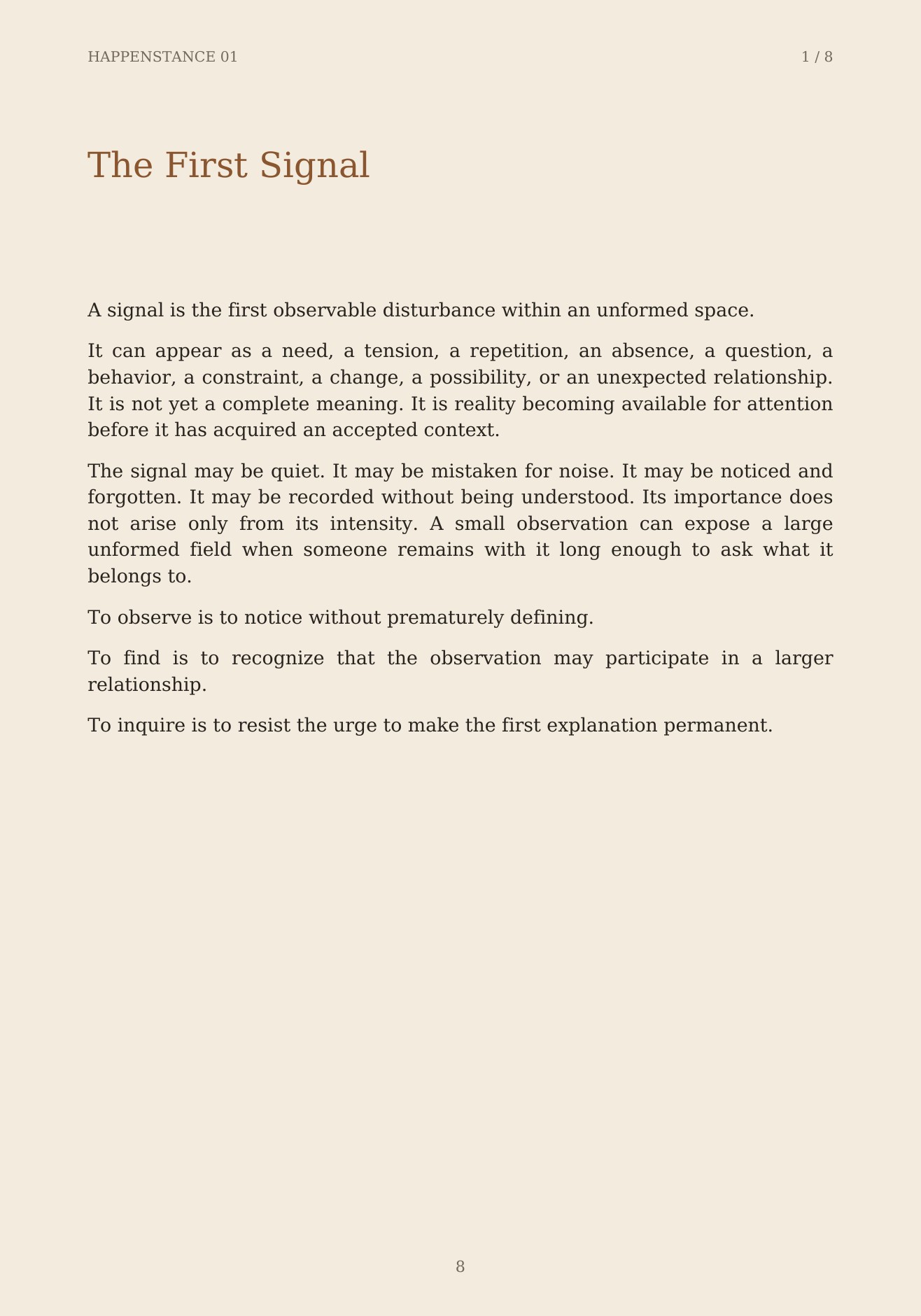 The Unformed Spaces, page 8 of 148