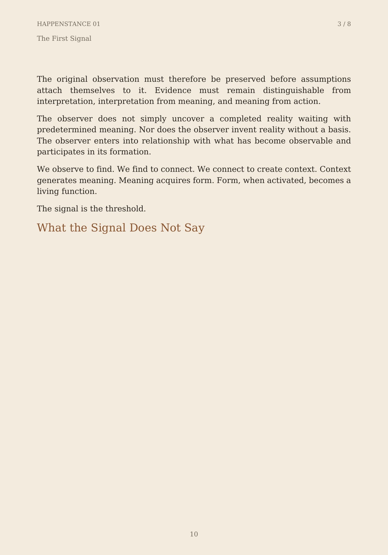 The Unformed Spaces, page 10 of 148