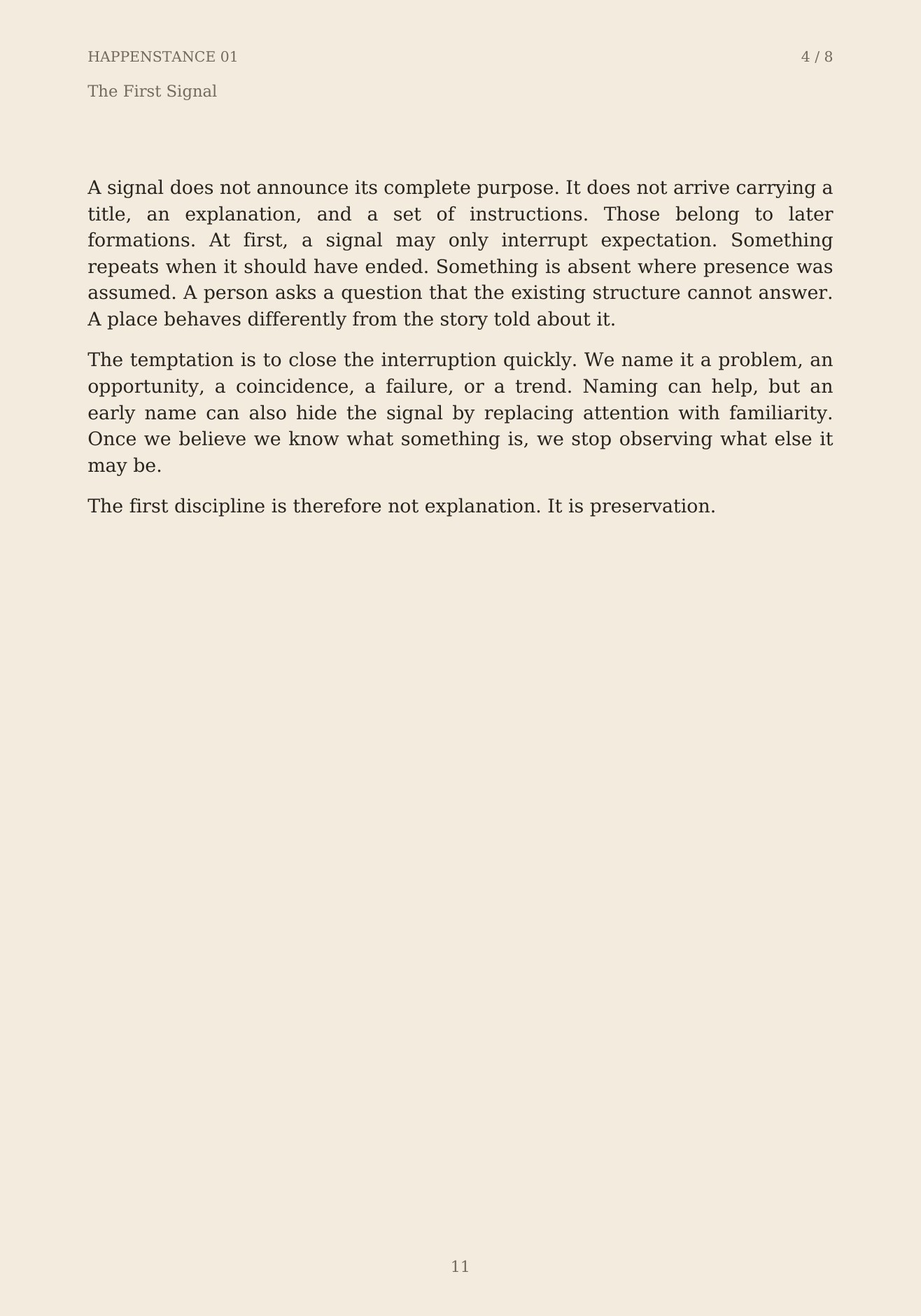 The Unformed Spaces, page 11 of 148