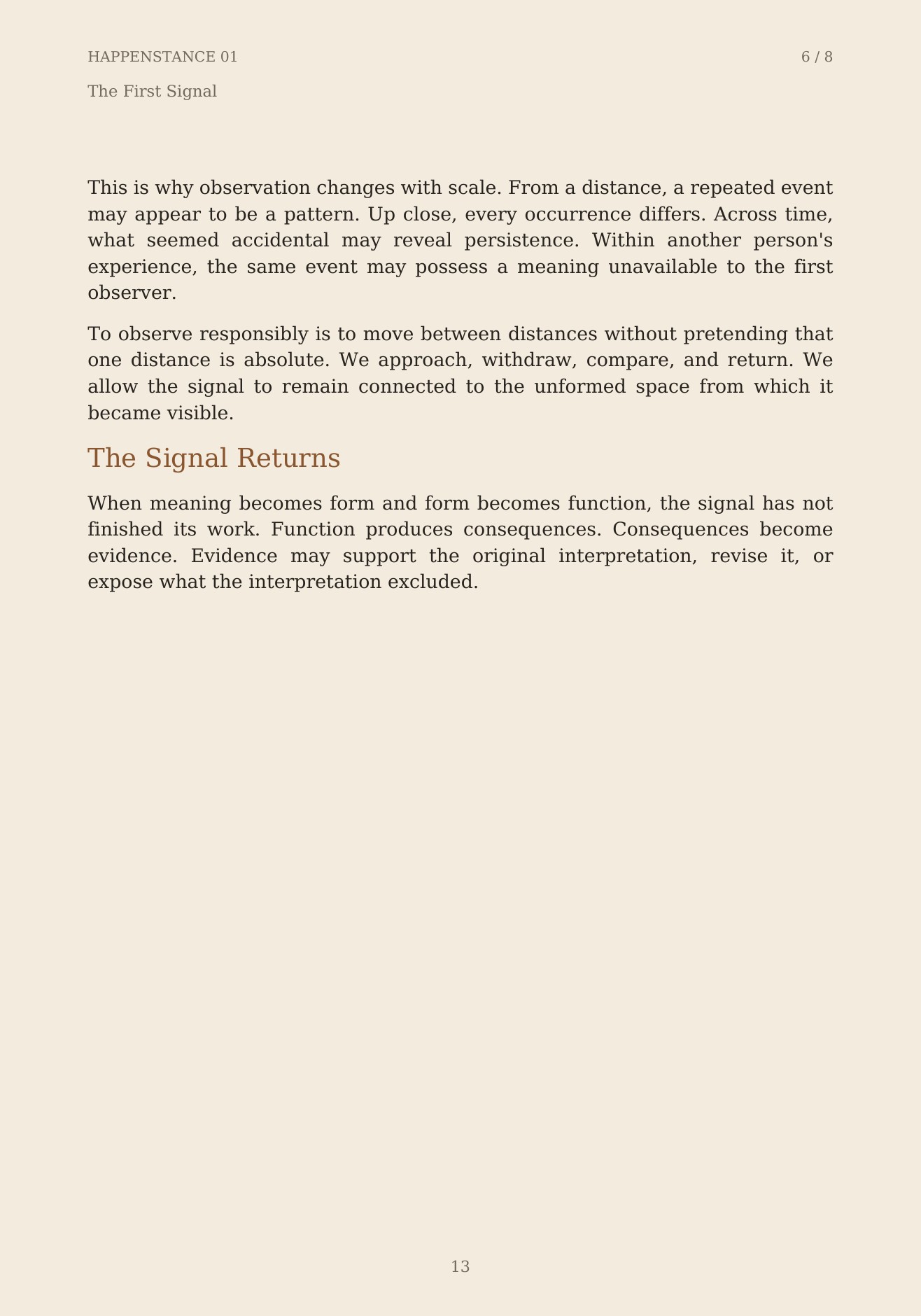 The Unformed Spaces, page 13 of 148