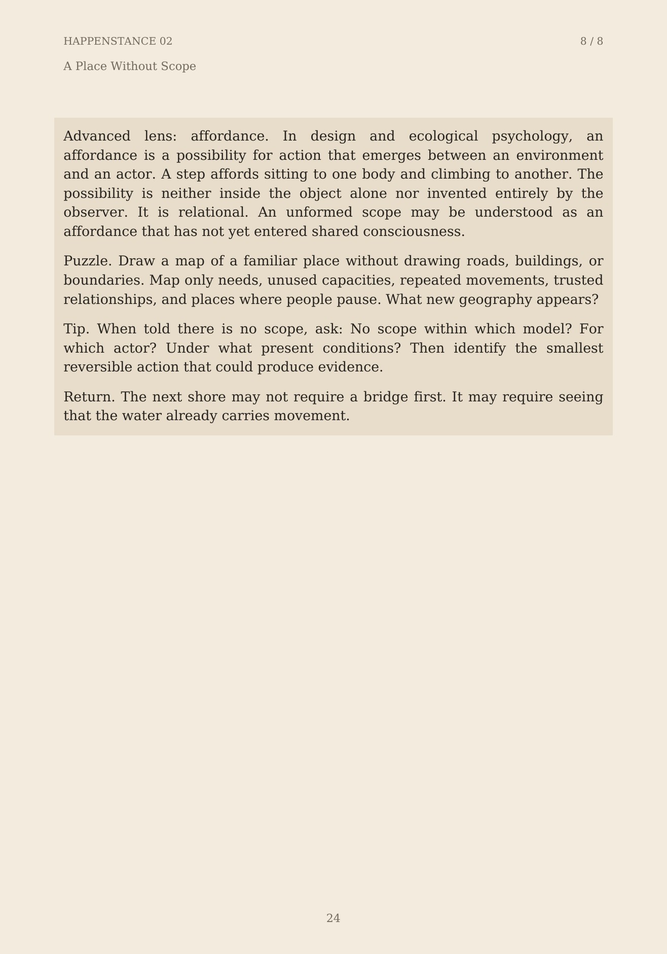 The Unformed Spaces, page 24 of 148