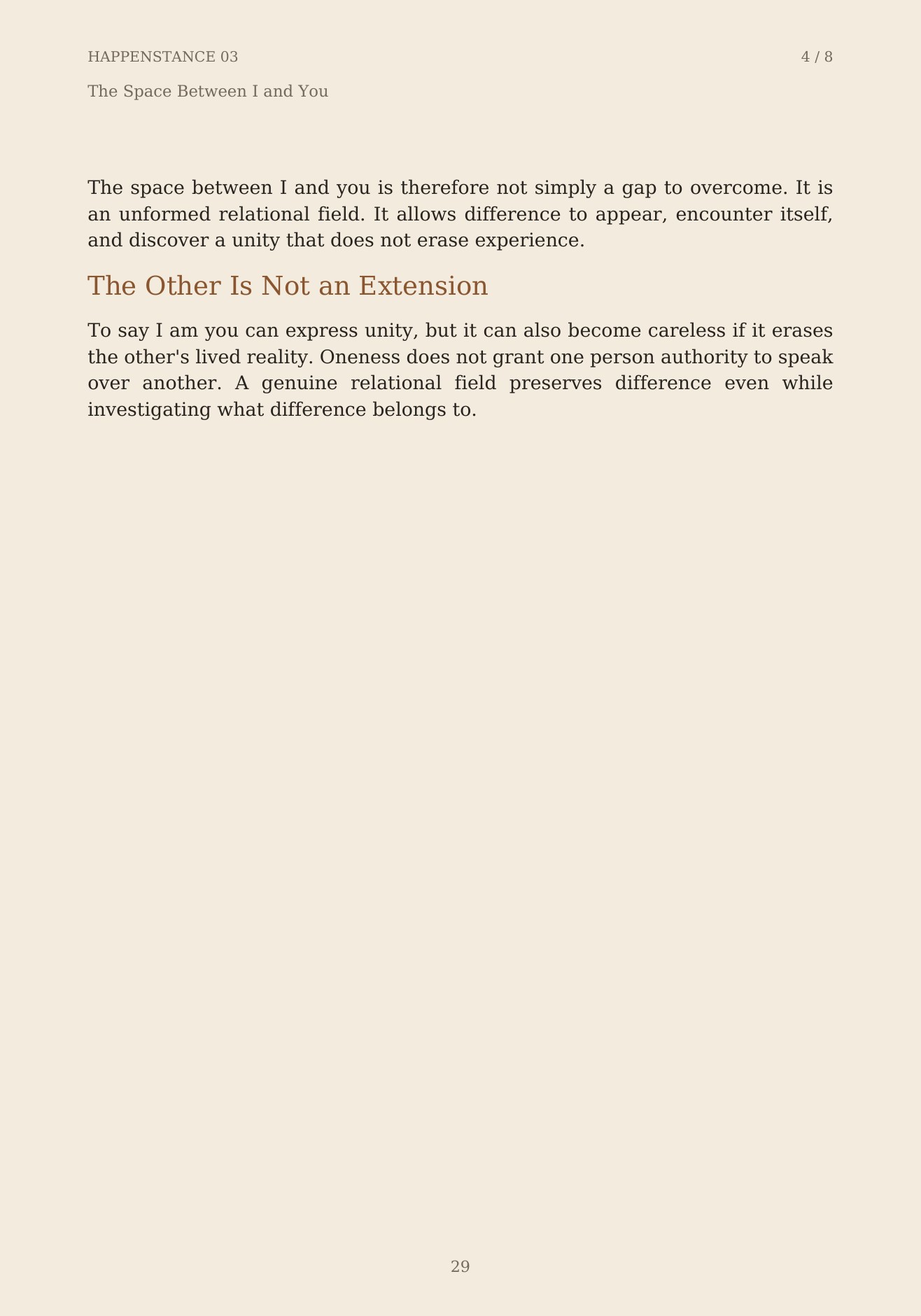 The Unformed Spaces, page 29 of 148