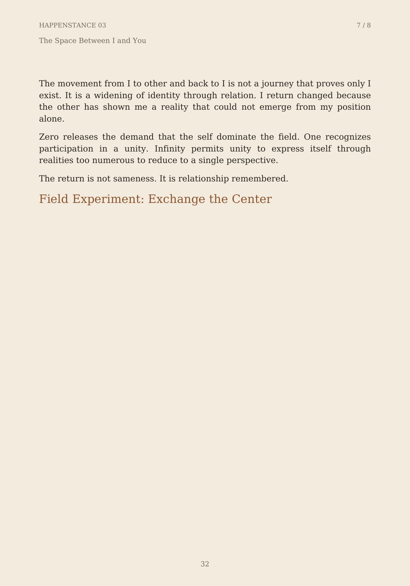 The Unformed Spaces, page 32 of 148