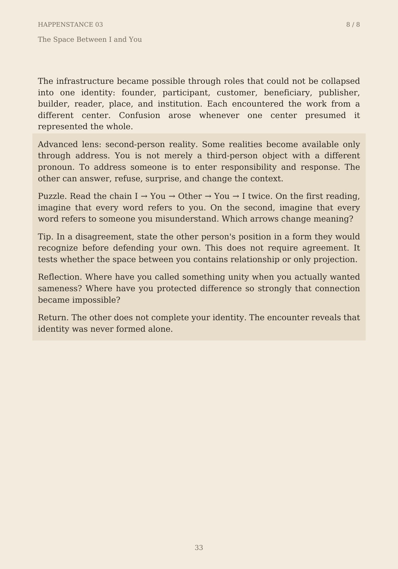 The Unformed Spaces, page 33 of 148