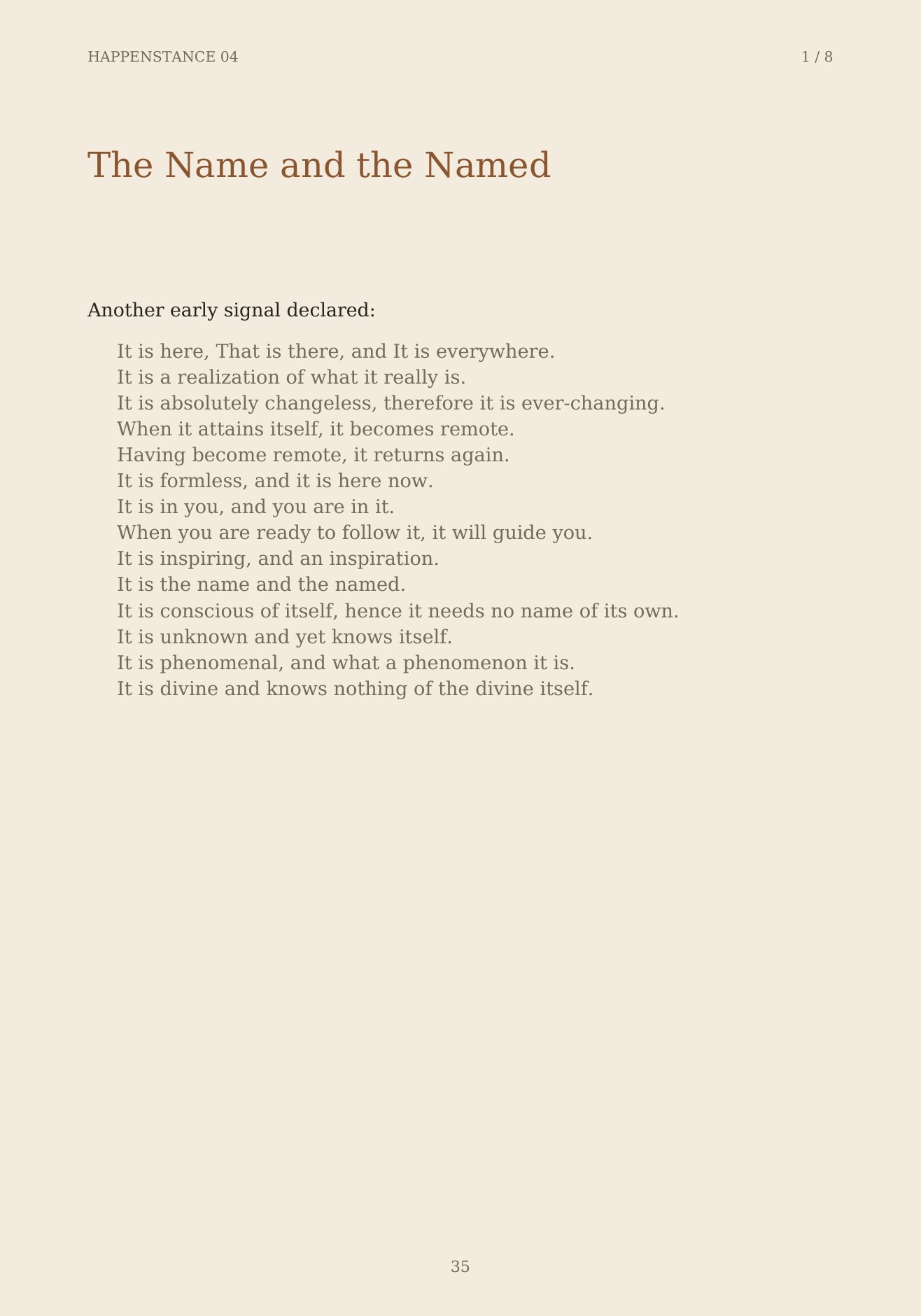 The Unformed Spaces, page 35 of 148
