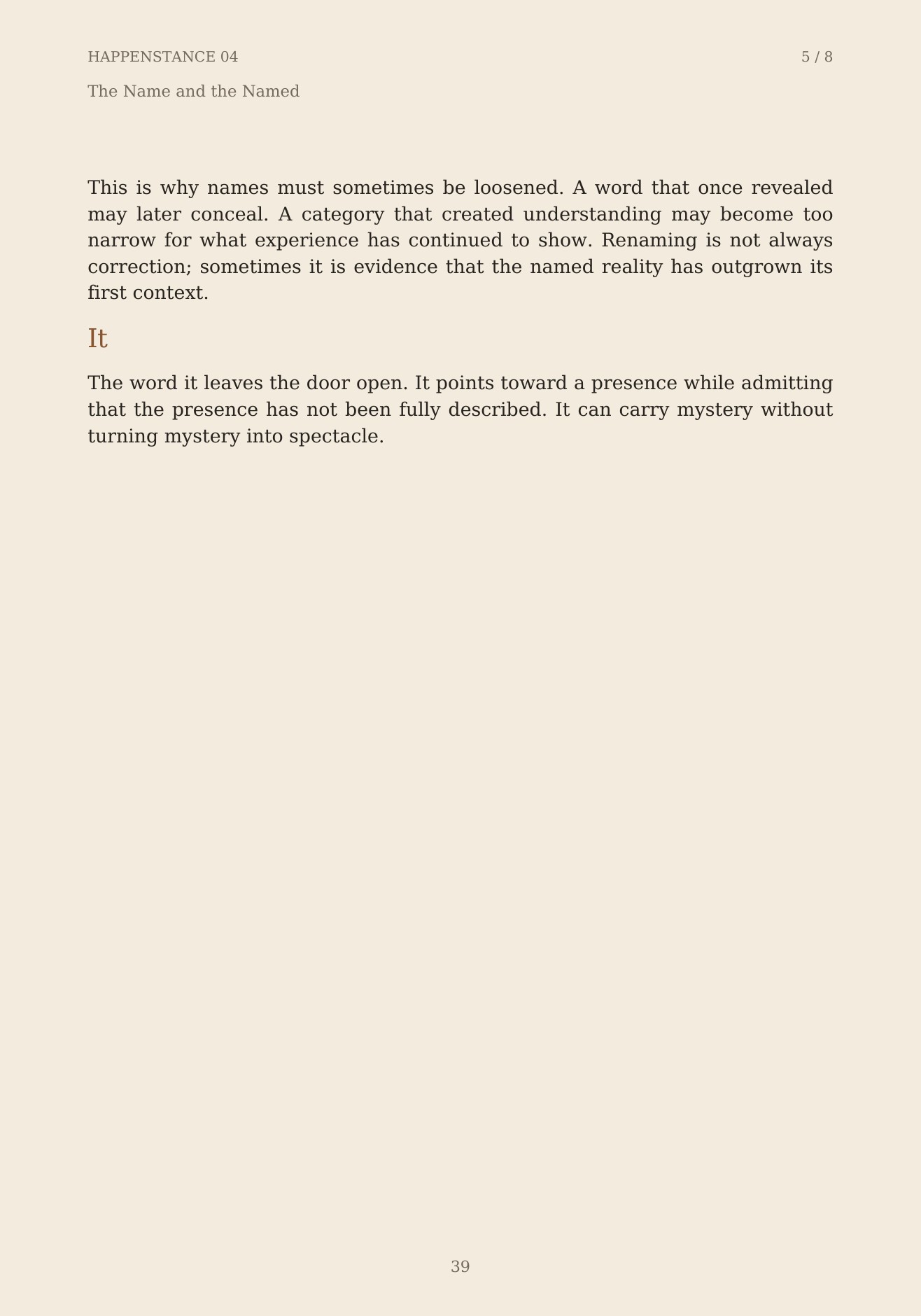 The Unformed Spaces, page 39 of 148
