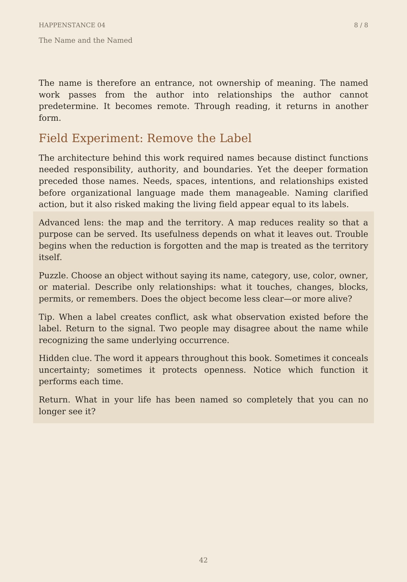 The Unformed Spaces, page 42 of 148