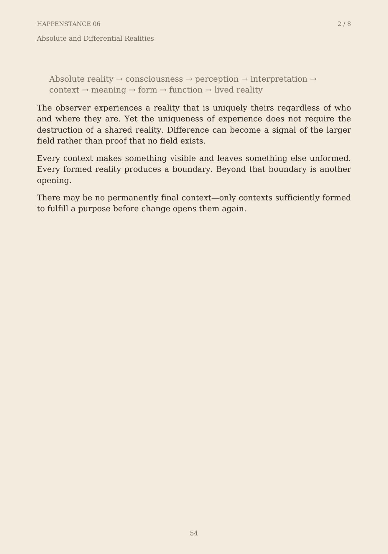 The Unformed Spaces, page 54 of 148