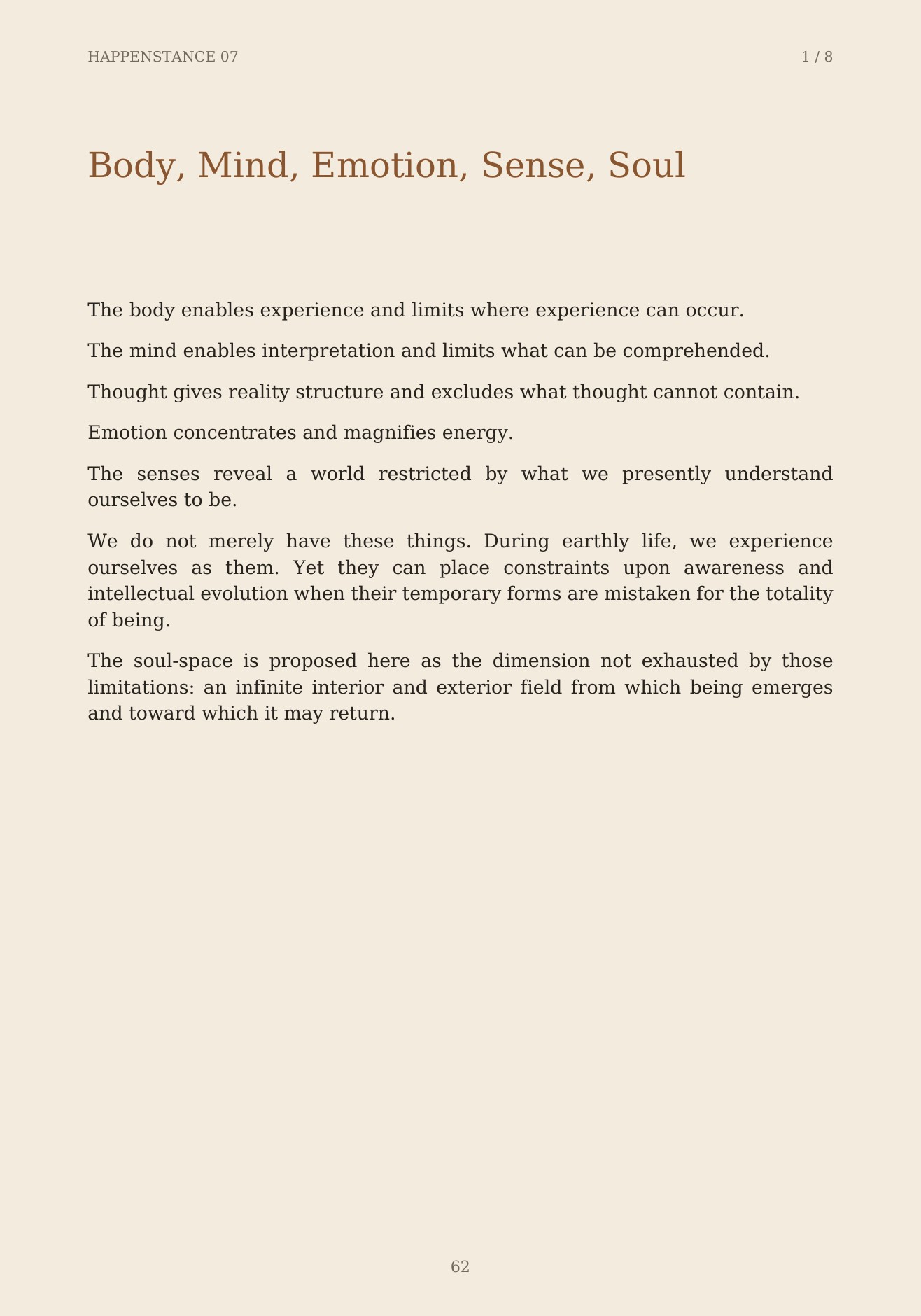 The Unformed Spaces, page 62 of 148