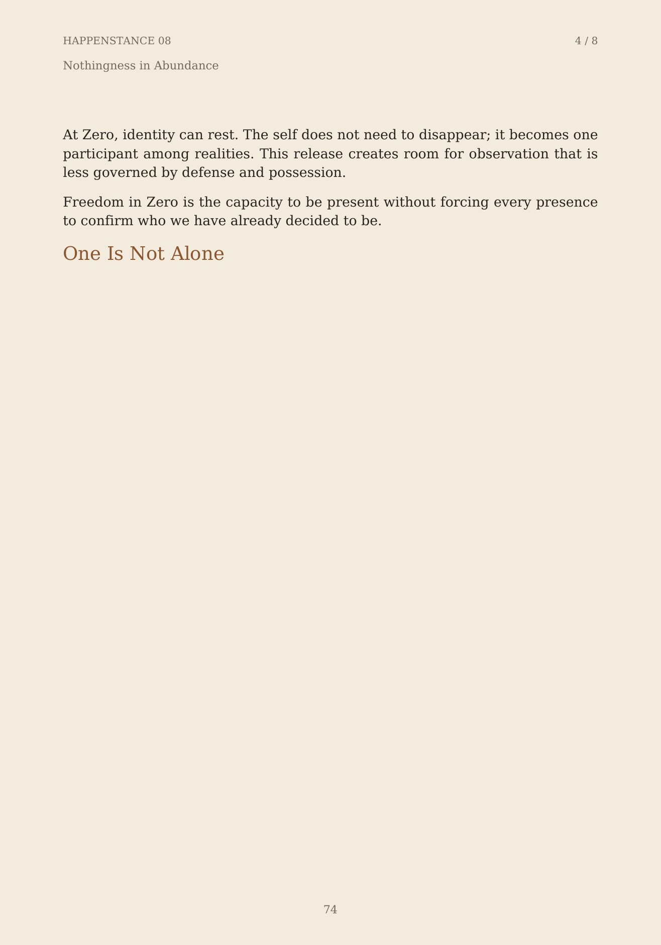 The Unformed Spaces, page 74 of 148