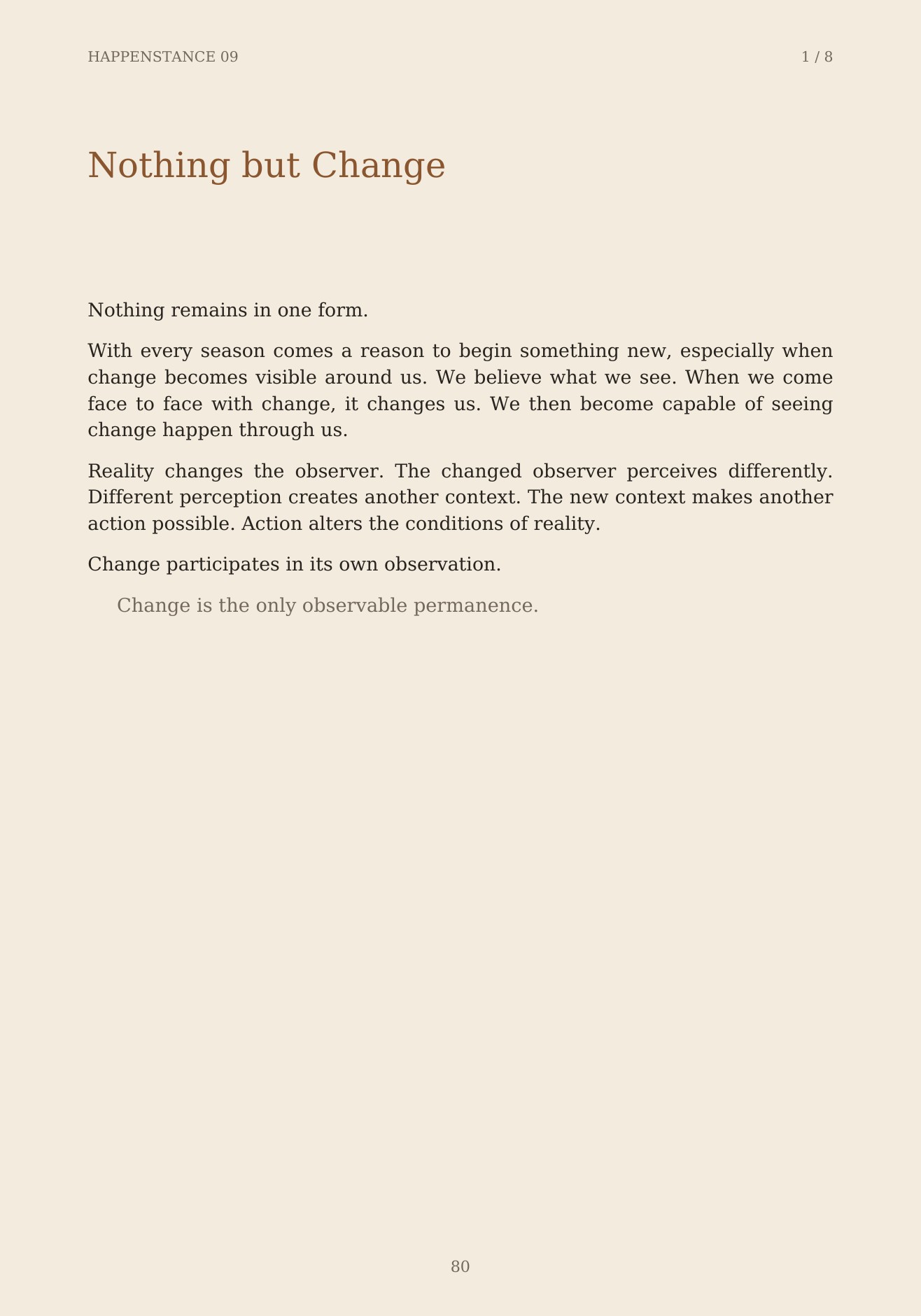 The Unformed Spaces, page 80 of 148