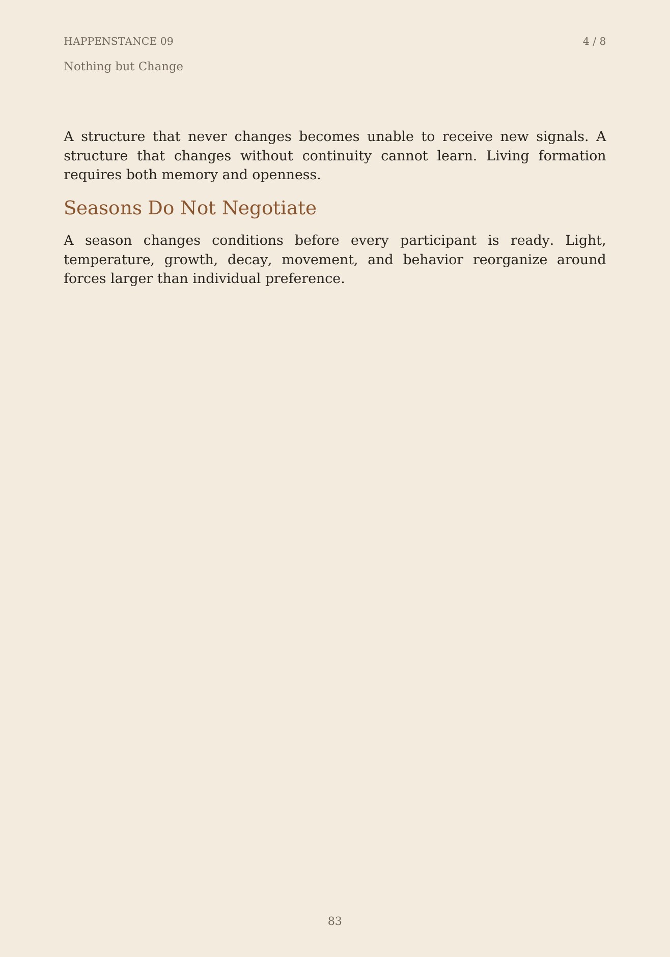 The Unformed Spaces, page 83 of 148