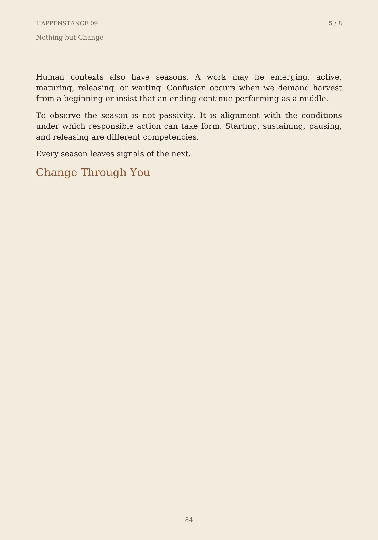 The Unformed Spaces, page 84 of 148