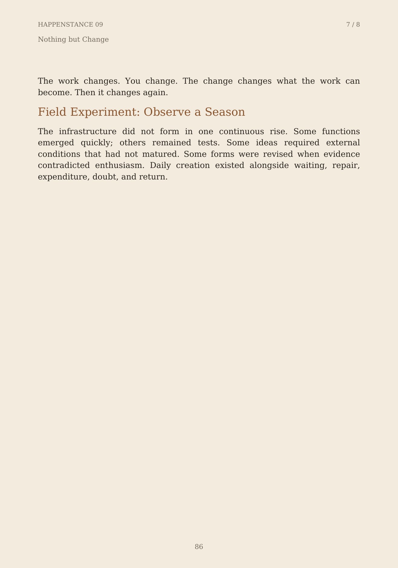 The Unformed Spaces, page 86 of 148