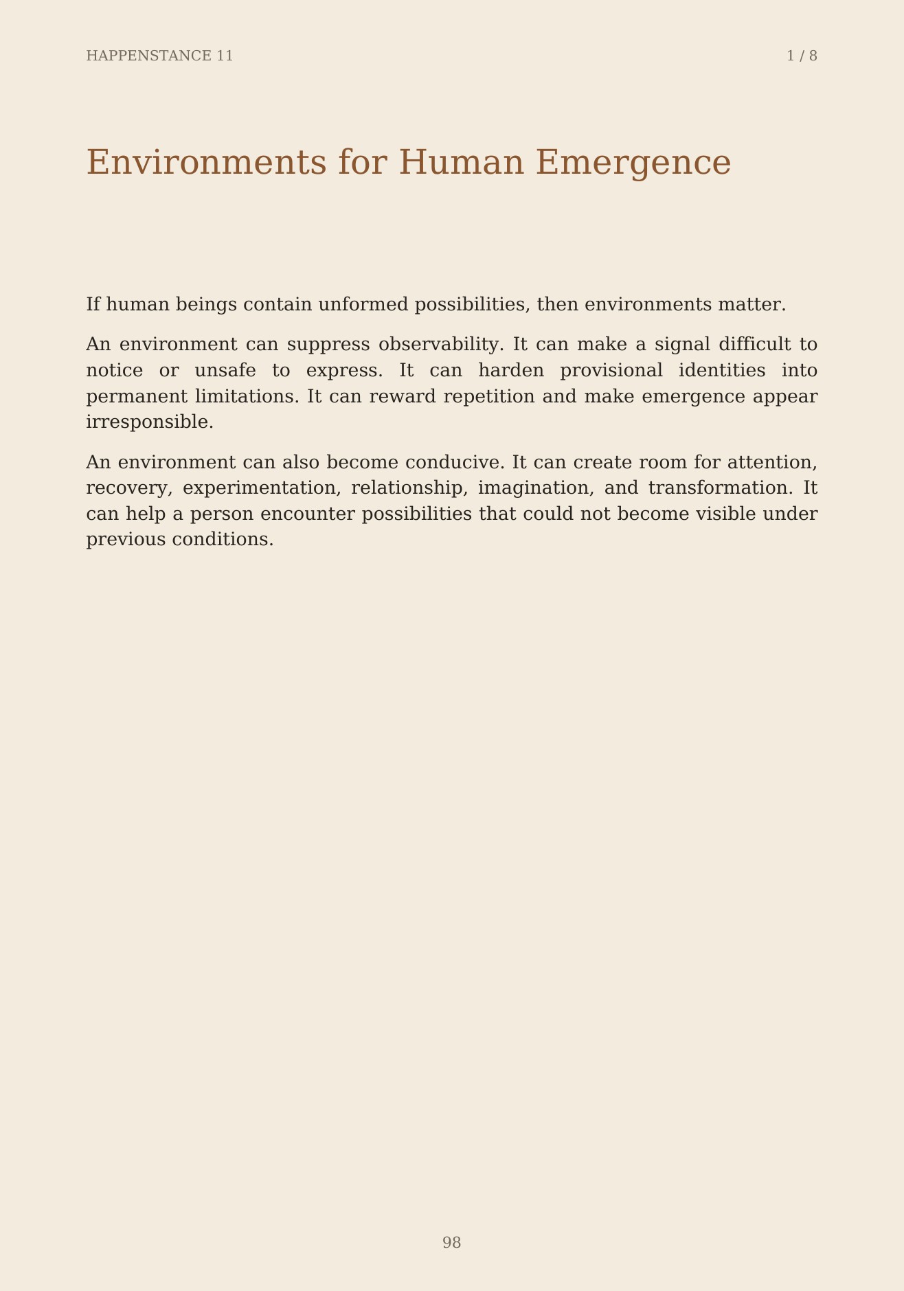 The Unformed Spaces, page 98 of 148