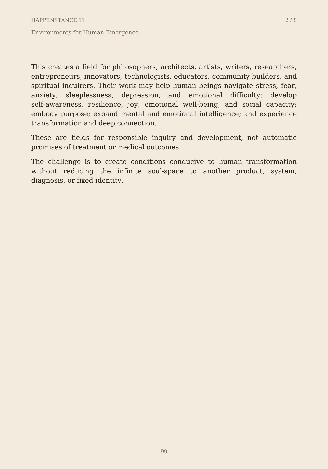 The Unformed Spaces, page 99 of 148