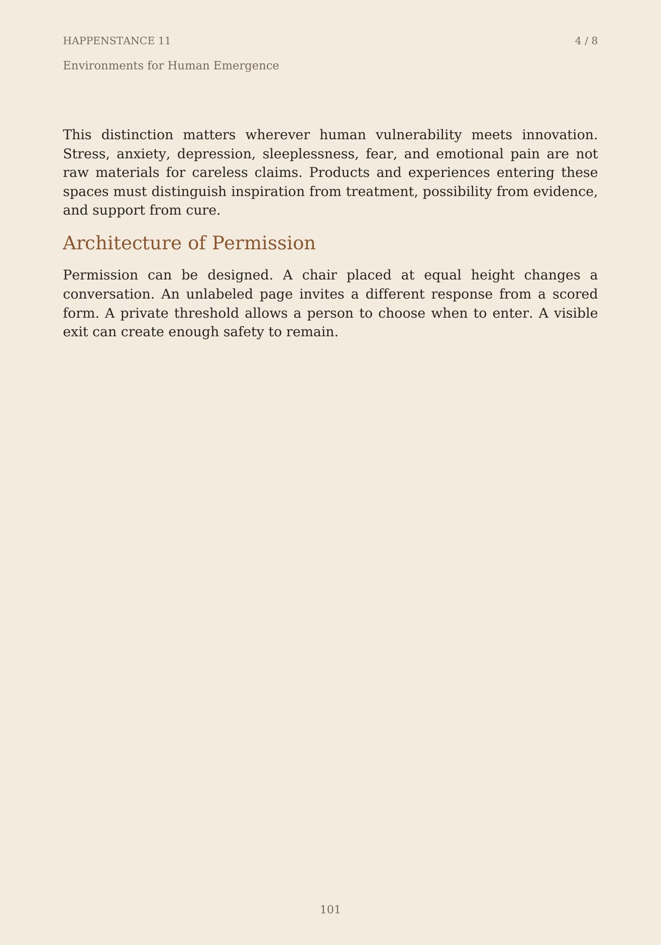 The Unformed Spaces, page 101 of 148
