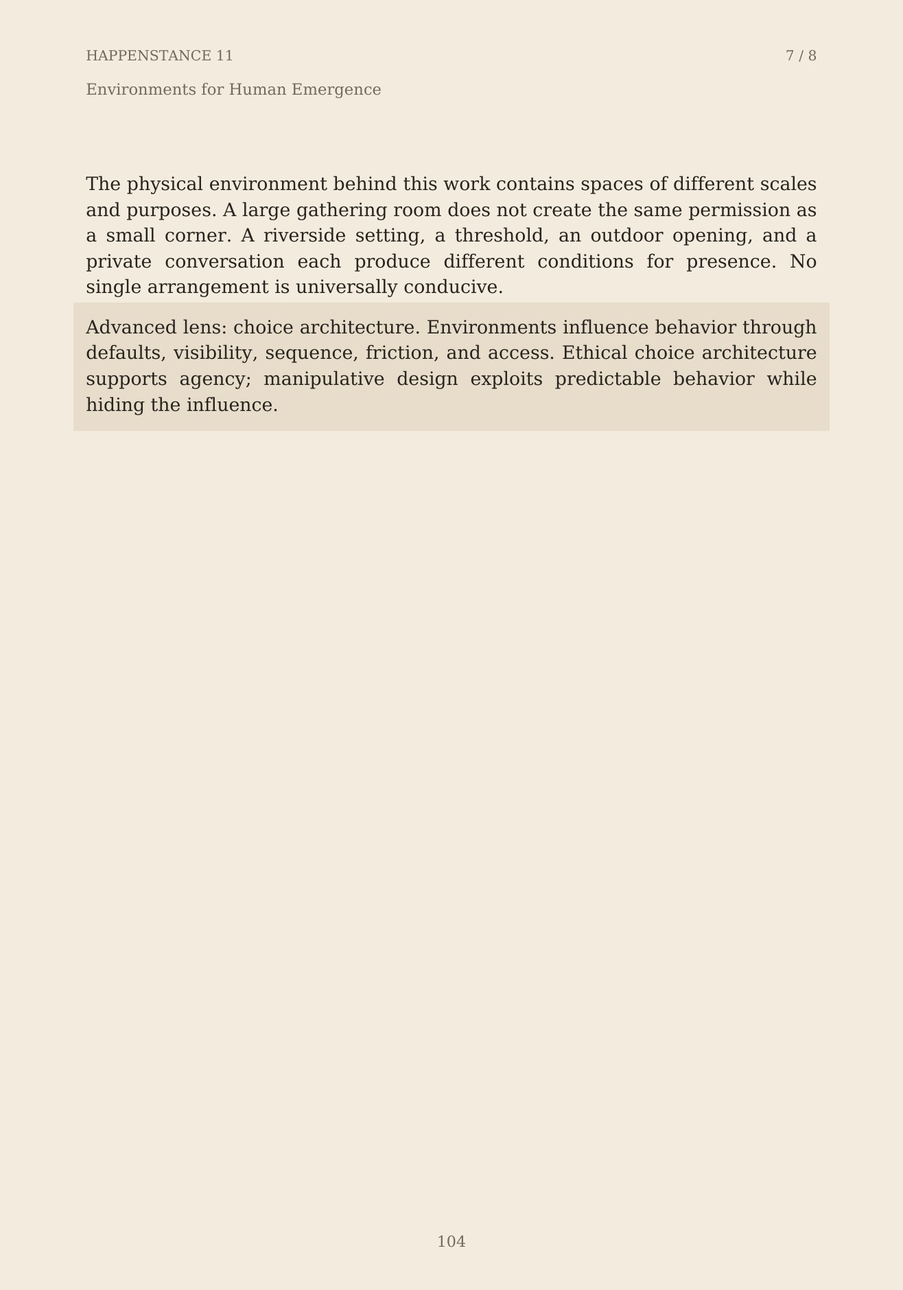 The Unformed Spaces, page 104 of 148