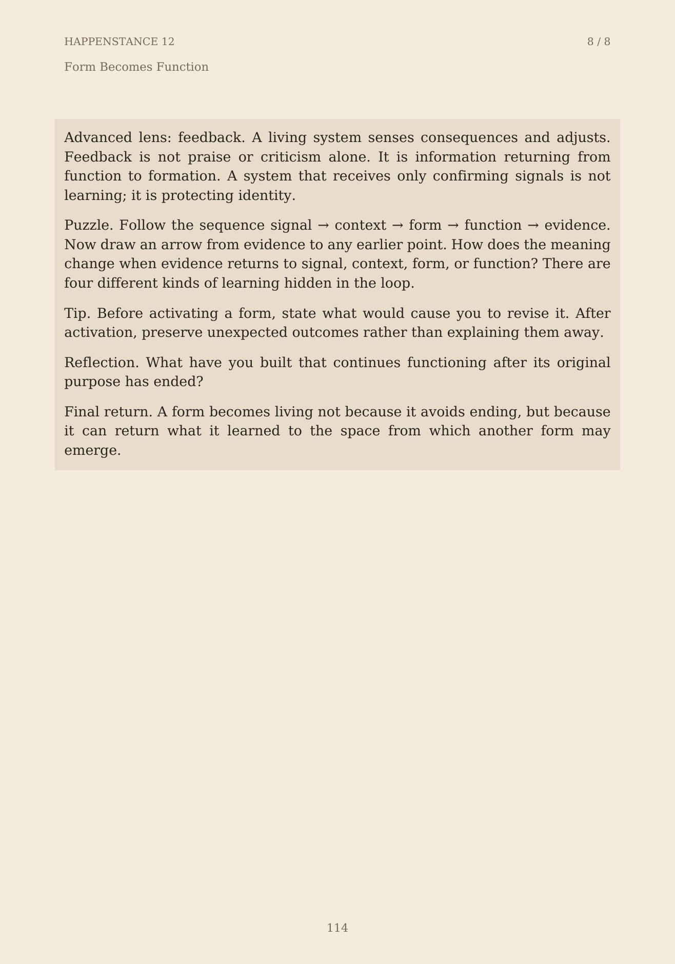 The Unformed Spaces, page 114 of 148