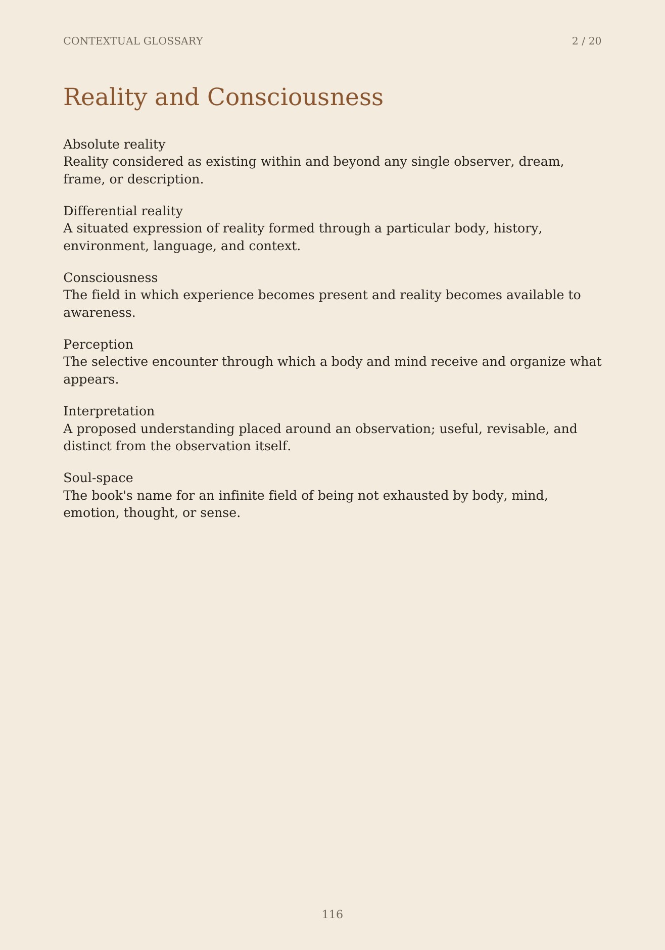 The Unformed Spaces, page 116 of 148