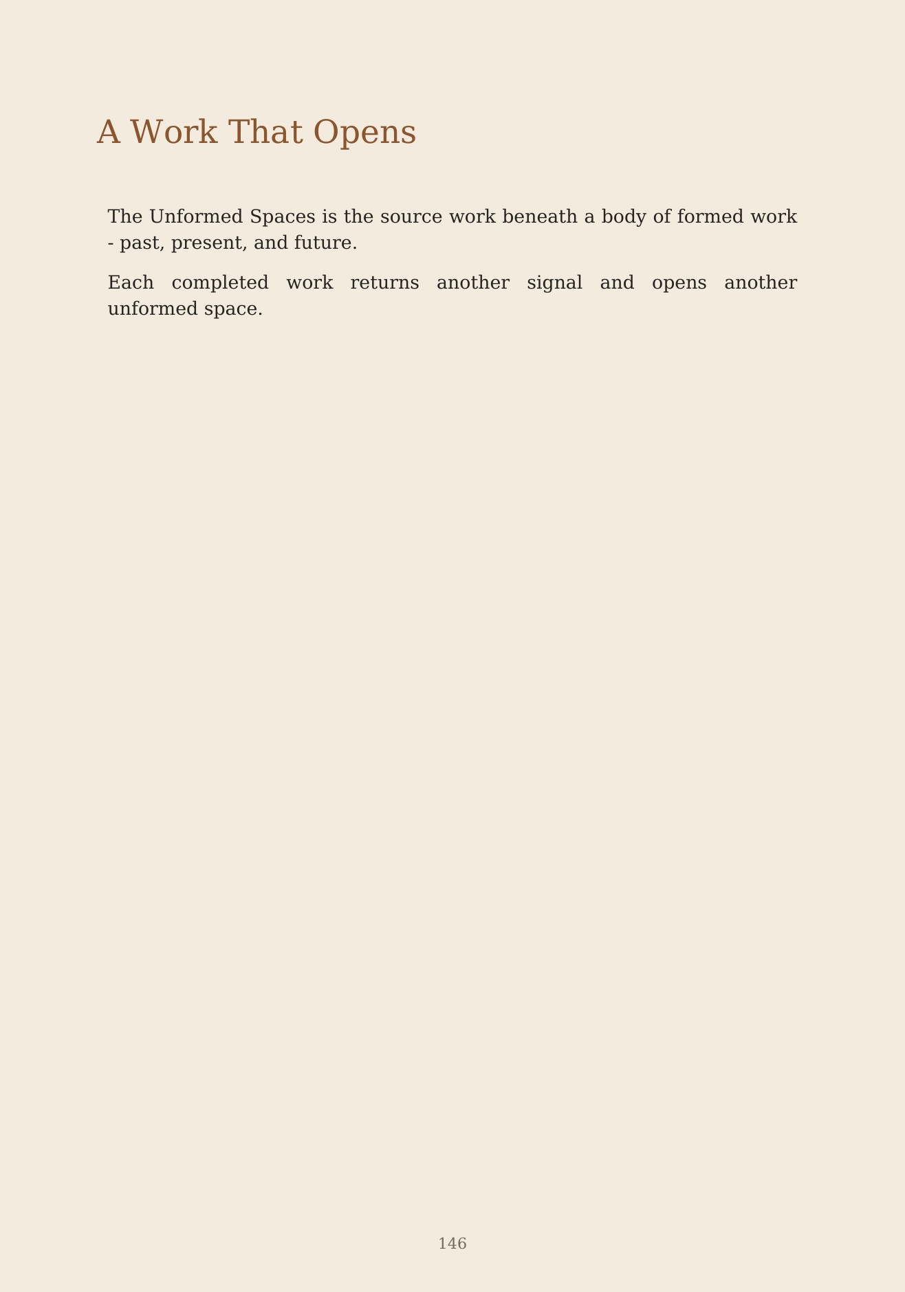 The Unformed Spaces, page 146 of 148
