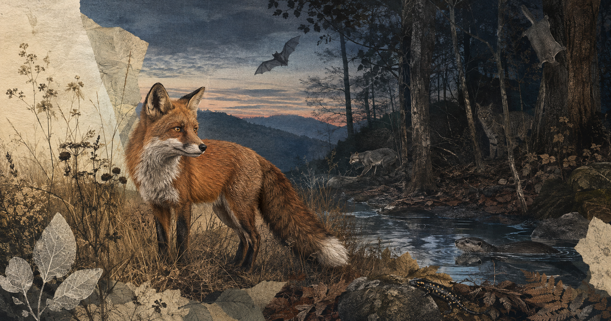 ORG Times editorial card for The Red Fox and the Native Neighbors We Rarely See